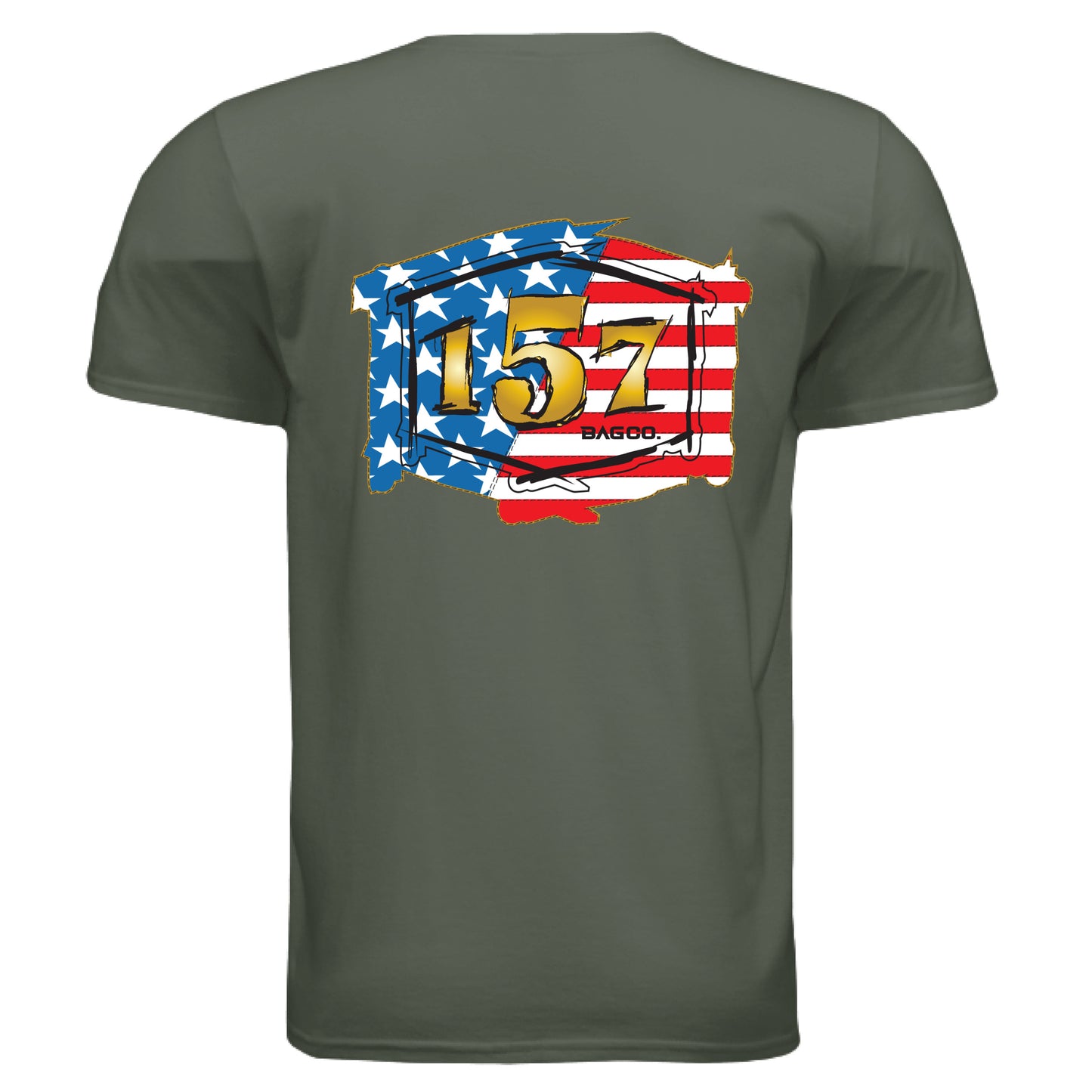 MILITARY GREEN - BACK